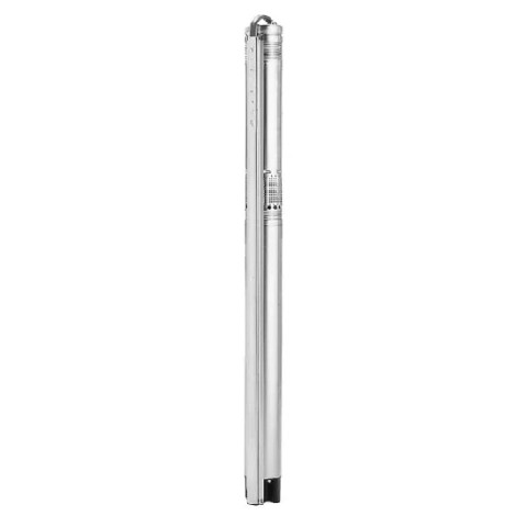 Grundfos 15 SQE submersible pump, stainless steel, for constant pressure domestic water supply.
