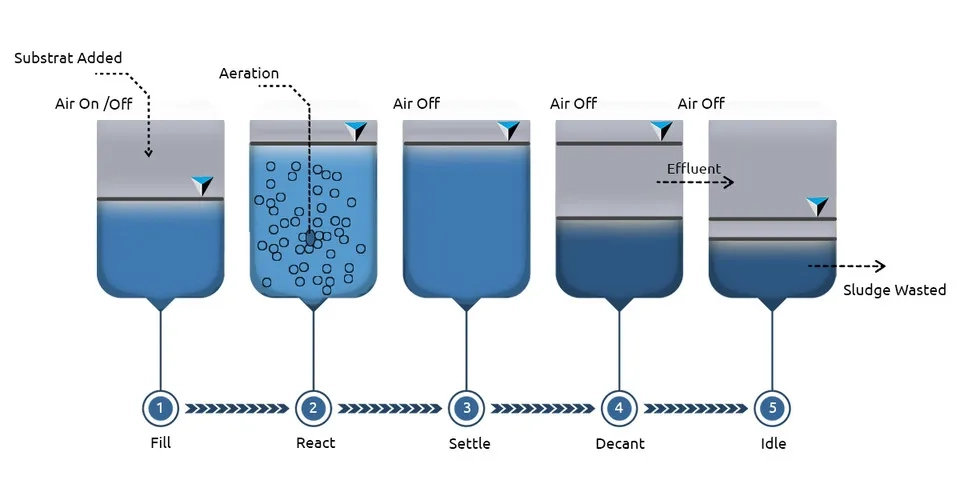 5 Steps of the SBR process