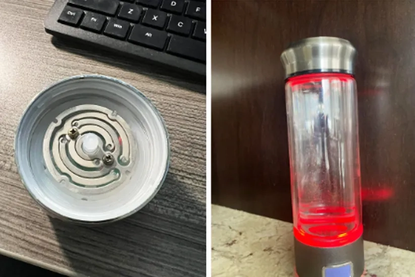 A user reported that the processed water did not contain any hydrogen according to their tests (Left) | A curious buyer reported that there is no sign of improved body health in the users’ feedback after using the bottles (Right). 