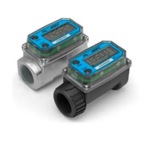 FLOMEC A1 Series flow meter: accurate (±1.5%) with 2 totals, available in Aluminum or Nylon housing. (Character Count: 106) 