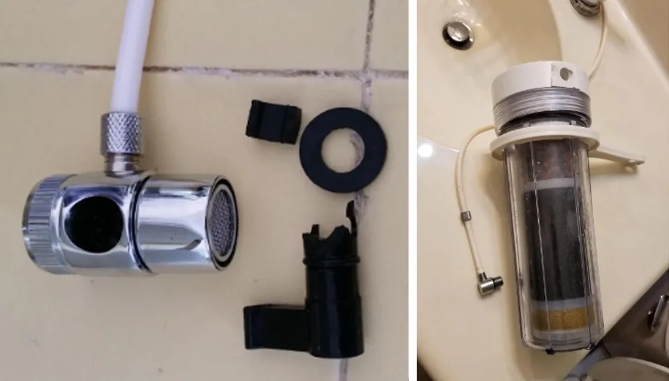 APEX MR-1050 countertop filter broken components  the filter is stuck