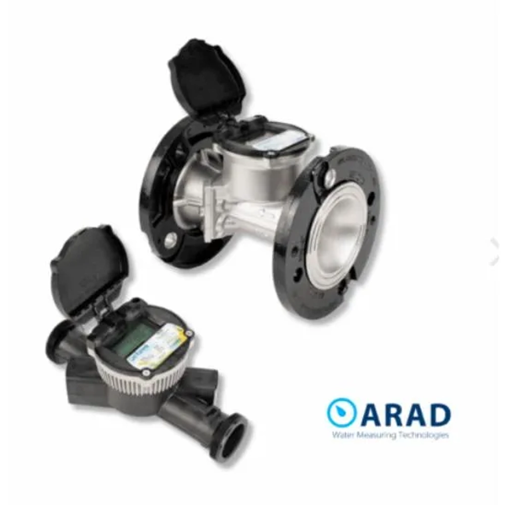 Arad Octave Ultrasonic bulk water meter, NMI Pattern Approved for Murray Darling Basin, bi-directional flow. (Character Count: 115)