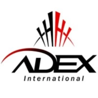 Adex International LLC logo representing international trading, industrial solutions, and business services brand identity