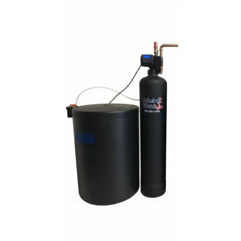 High-efficiency water softener system from Admiral Water, designed for hard water treatment and purification.