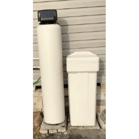 Advanced Water Services Inc. single-tank residential water softener with a high-efficiency digital control valve