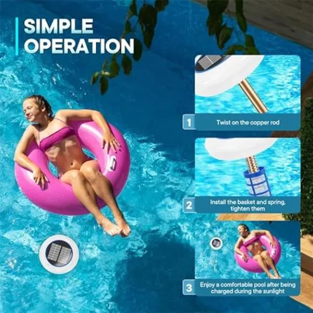 Aisdan 45000 Gallons Solar Pool Ionizer
