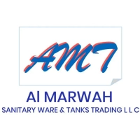 Al Marwah Sanitary Ware & Tanks Trading LLC logo, featuring their red and blue AM7 signature emblem.