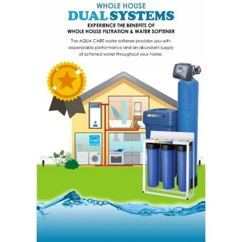 Aqua Care Trading whole house water softener and filtration system with multi-stage filters