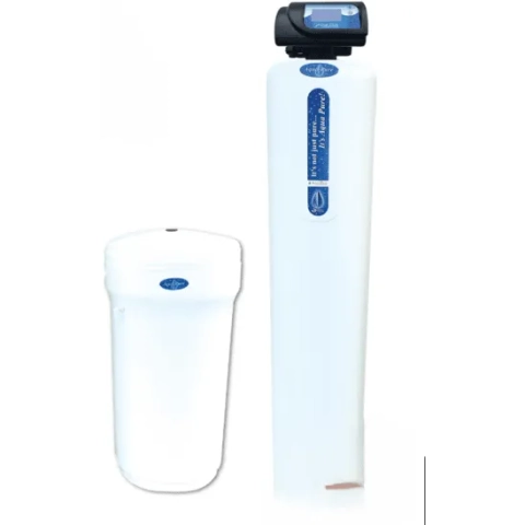 Aqua Pure Solutions single-tank residential water softener with a high-efficiency digital control valve.