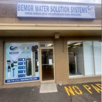 BEMOR Water Solution Systems storefront offering commercial, residential water purification.