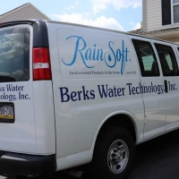 RainSoft water treatment van operated by Berks Water Technology, Inc. serving Mohnton, Pennsylvania.