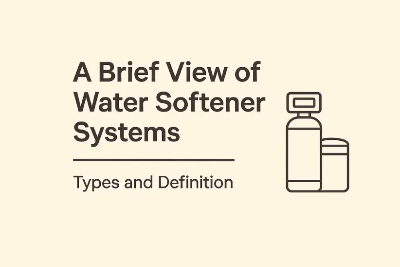 A Brief View of Water Softener Systems: Types and Definition 