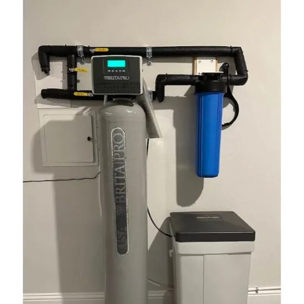Brita PRO Catalytic Carbon Filtration Water Softener  Installed By DFW Water Softeners Company in Flower Mound, Texas.