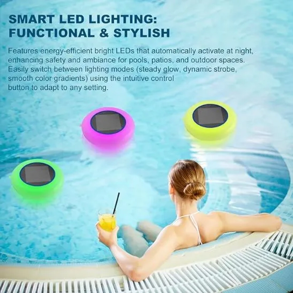 Bsteciar 35000 Gallan Solar Pool Ionizer-Floating Water Maintenance