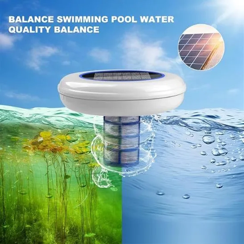 Bsteciar 35000 Gallan Solar Pool Ionizer-Floating Water Maintenance