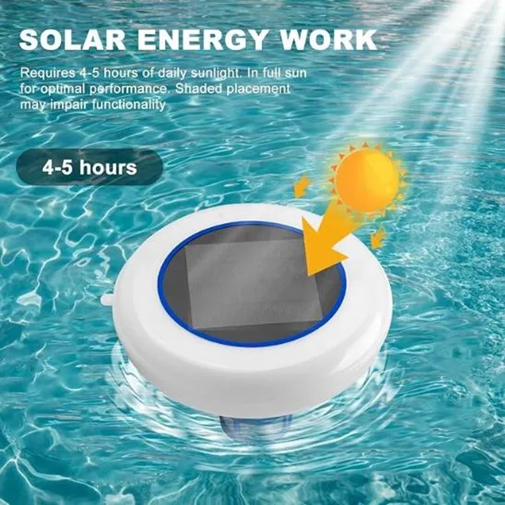 Bsteciar 35000 Gallan Solar Pool Ionizer-Floating Water Maintenance