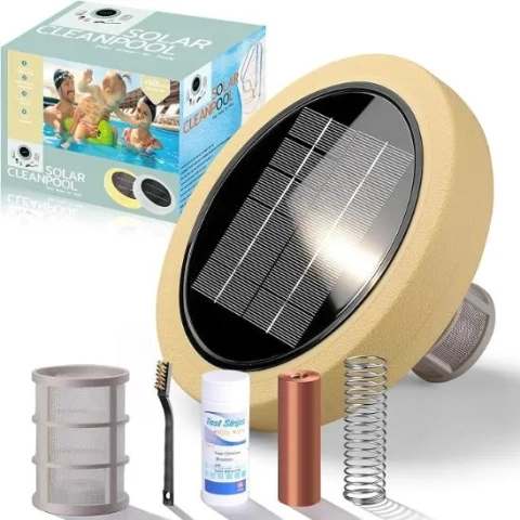Bsteciar Solar Pool Ionizer for Above Ground