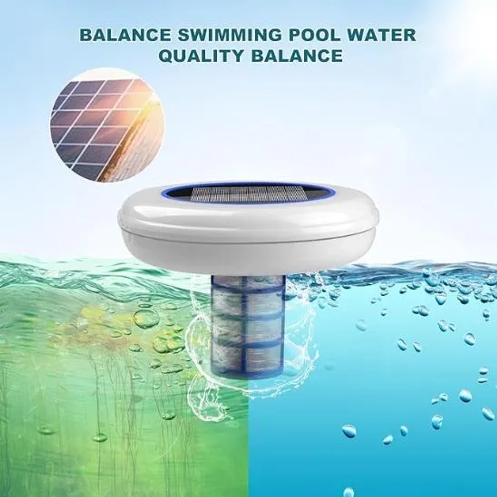 Bsteciar 35000 Gallan Solar Pool Ionizer for Above Ground Pool