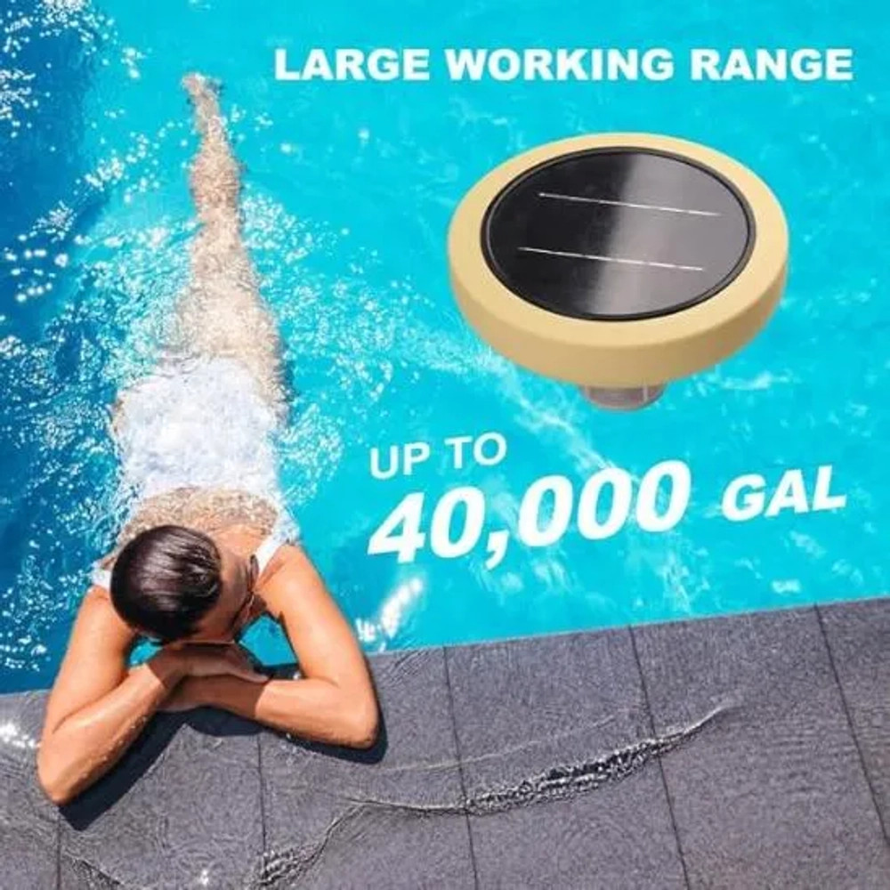 Bsteciar Solar Pool Ionizer for Above Ground