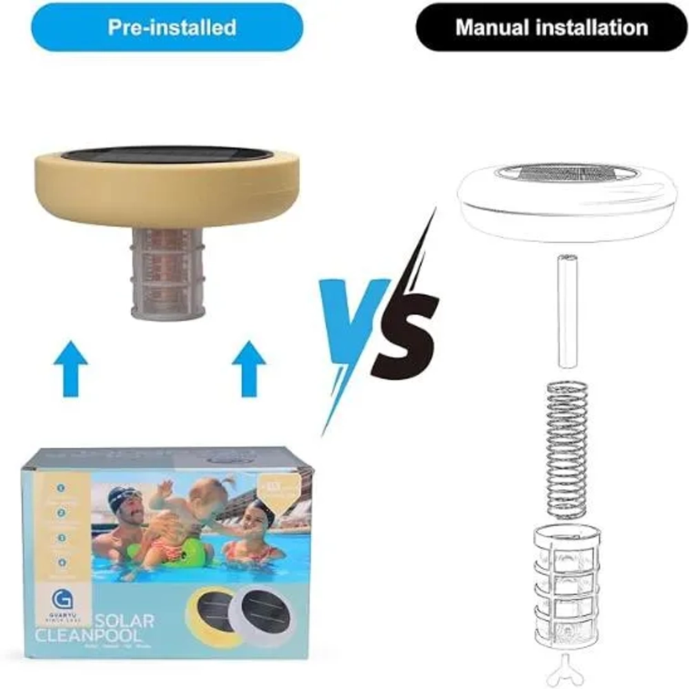 Bsteciar Solar Pool Ionizer for Above Ground