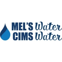 CIMS Water Solutions logo: dark blue text with a stylized blue water droplet icon.