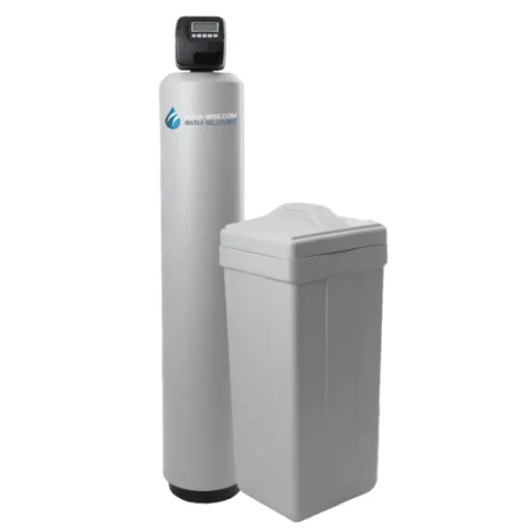 Aqua Wise Water Solutions single-tank water softener with a high-efficiency digital control valve