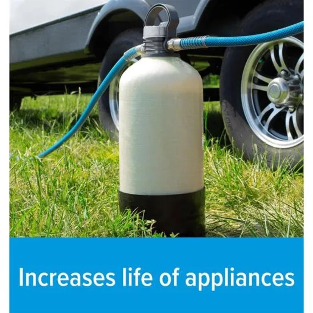 Camco TastePURE Portable Compact 4 GPM Hard Water Softener Kit