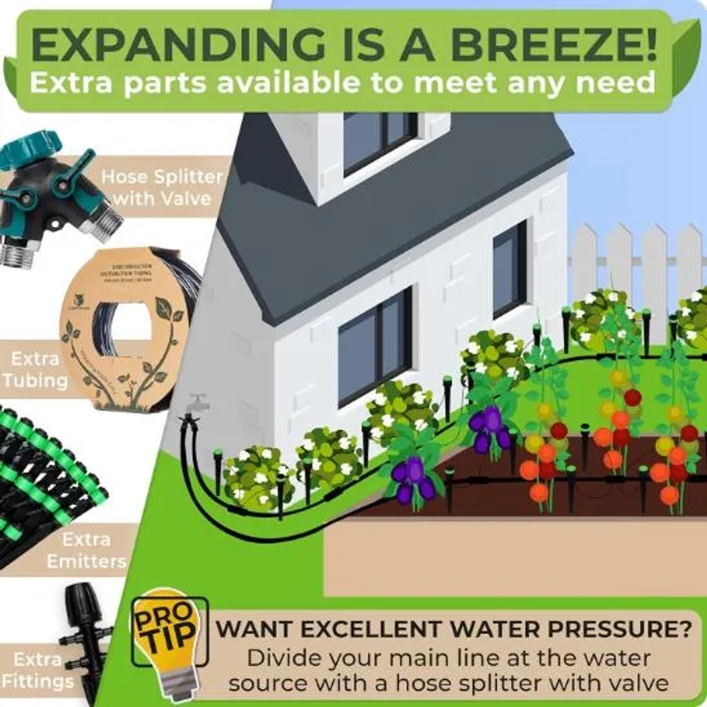 Carpathen Complete Drip Irrigation System Kit