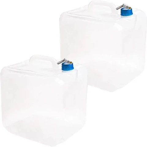 Cedilis Collapsible Water Container (2 Packs-5.3 Gallon)