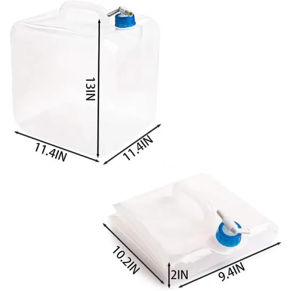Cedilis Collapsible Water Container (2 Packs-5.3 Gallon)