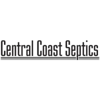 Manufacturer Central Coast Septics concrete septic tank with internal baffle for superior wastewater treatment.