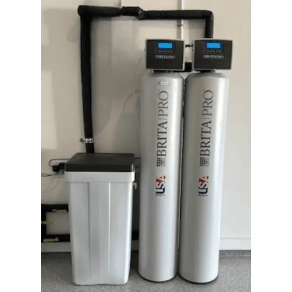 CleanTap Water Solutions premium whole-house filtration and water softener system installed in Mansfield MA
