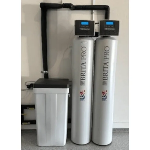 CleanTap Water Solutions premium whole-house filtration and water softener system installed in Mansfield MA