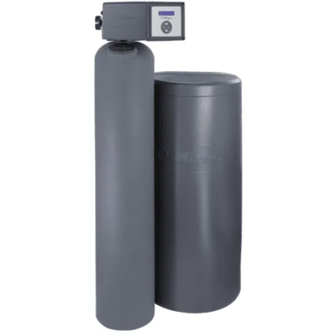 Culligan Aquasential Smart HE Softener system with gray resin tank and brine tank
