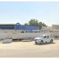 Culligan Middle East corporate building facility with a large blue brand sign in Dubai, UAE