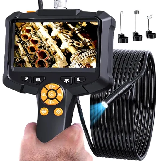 Daxiongmao Borescope Camera with real-time HD observation equipped with perfect lightning and flexible cable