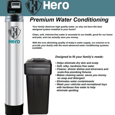 Hero hybrid system water softener