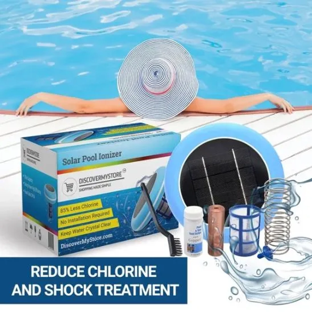 DiscoverMyStore 10000-35000 Gallons Solar Pool Ionizer 