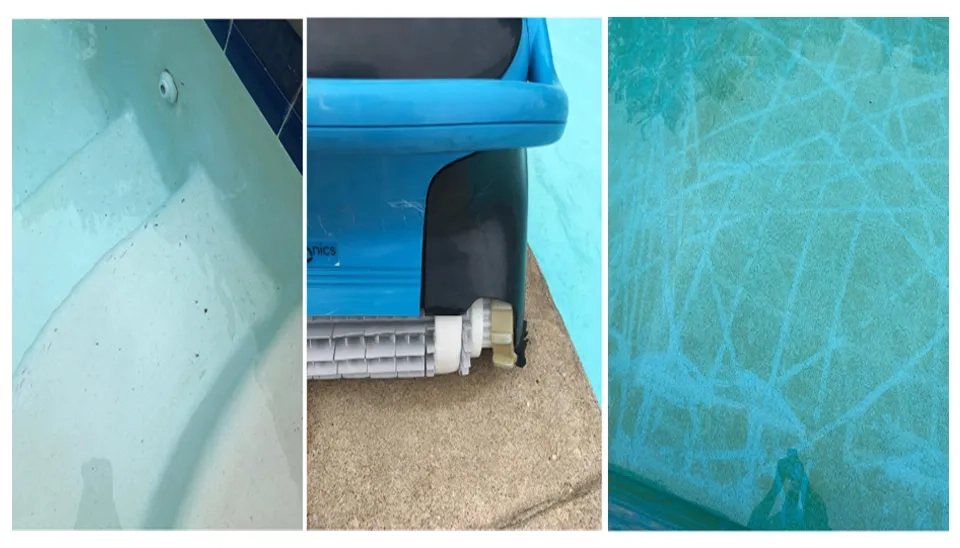 Dolphin-Nautilus Plus Robotic Pool cleaner can't clean the liner surface