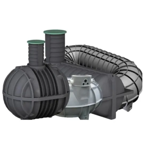 Toroid 5000L low-profile rainwater tank designed to reduce excavation costs and groundwater risks