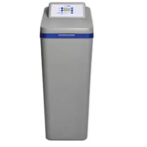 EcoPure 35600 thumbnail.png featuring a compact, space-saving cabinet-style residential water softener system