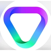 Ecoverse logo featuring a 3D gradient Mobius triangle in purple, blue, and green, symbolizing infinite sustainability and eco-friendly innovation