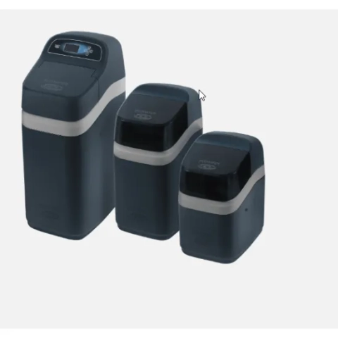 EcoWater Compact Softener product line, small to large residential water treatment system with controls.