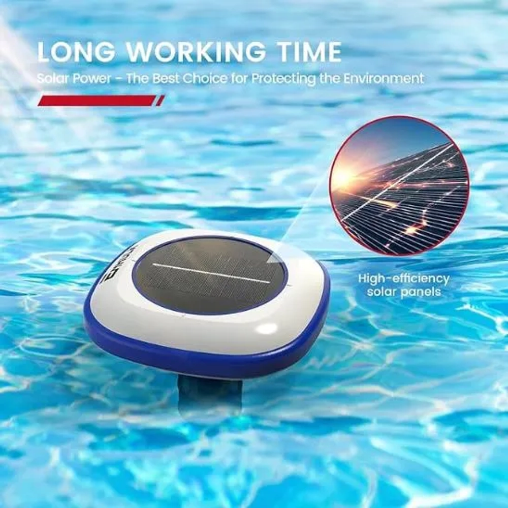 Enhulk Solar Pool Ionizer-Upgraded Copper Floating Cleaner