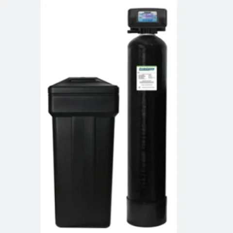 Intelligent automated water conditioning head calibrated to monitor household water usage and execute precise, salt-saving backwash regeneration cycles for Evergreen Waterworks LLC