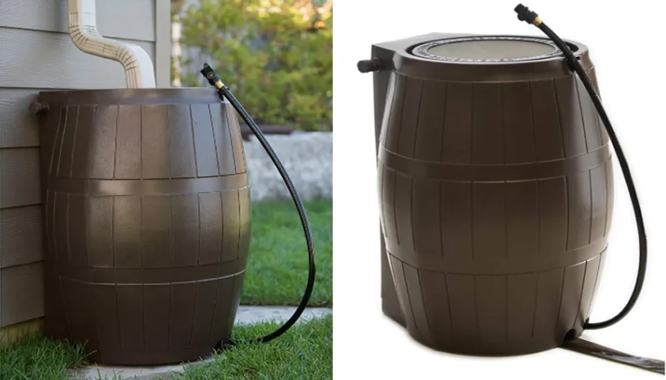 FCMP Outdoor RC4000 50-Gallon Rain Barrel 