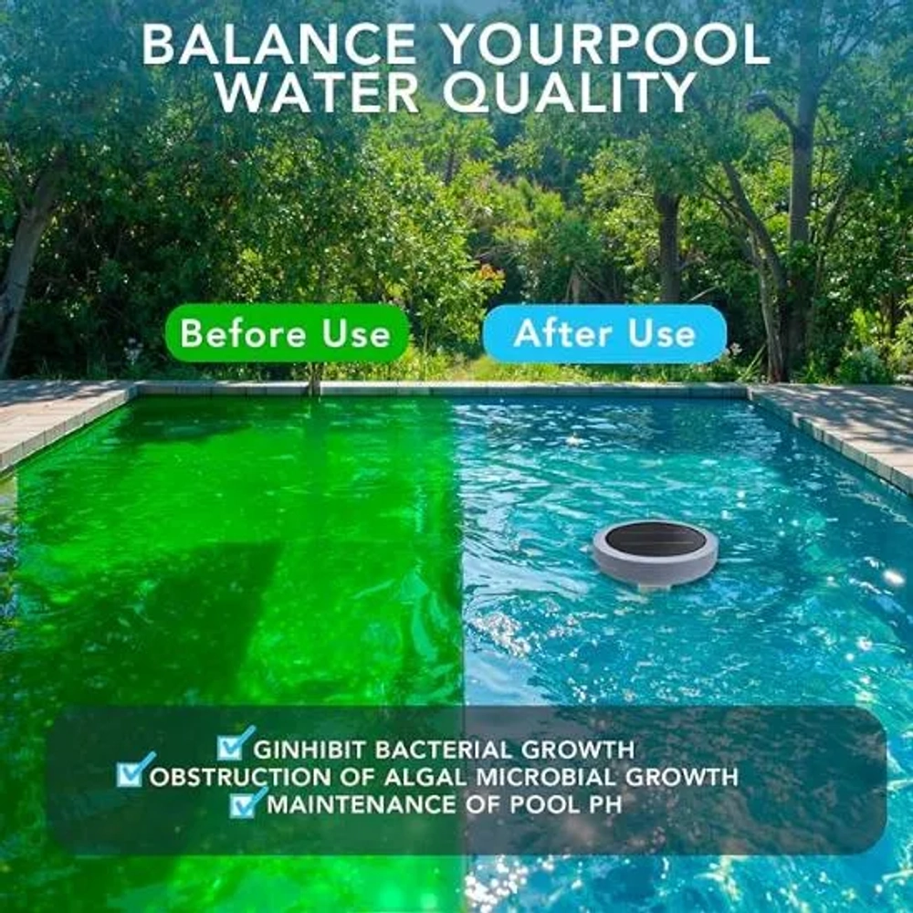 FELITH 45000 Gallons Solar Pool Ionizer