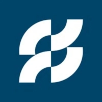 Ferguson Plumbing Supply profile logo showing white geometric emblem on blue
