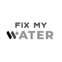 Claudia and Brett from Fix My Water showcasing stainless steel home water filter