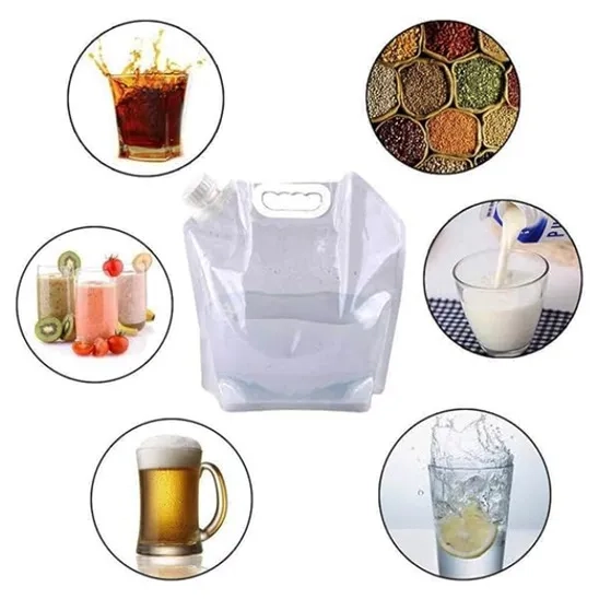 Milk, beer, juices, water, and wine can be kept in the SUPANT Collapsible Water Jug Container Bags.